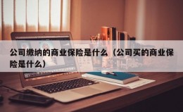 公司缴纳的商业保险是什么（公司买的商业保险是什么）